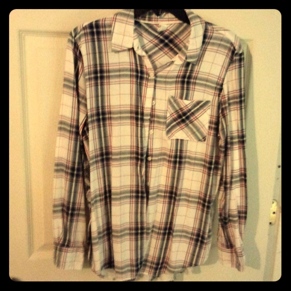 💥💋 Cute Plaid Long Sleeve Shirt💋💥